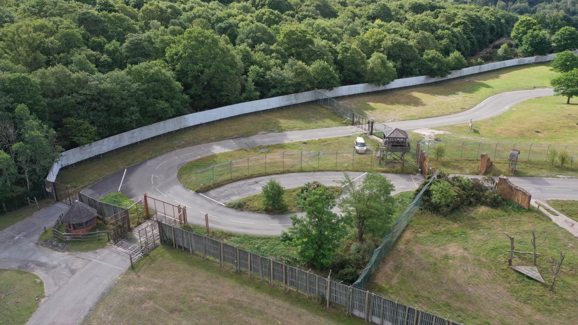 West Midlands Safari Park road and pathways