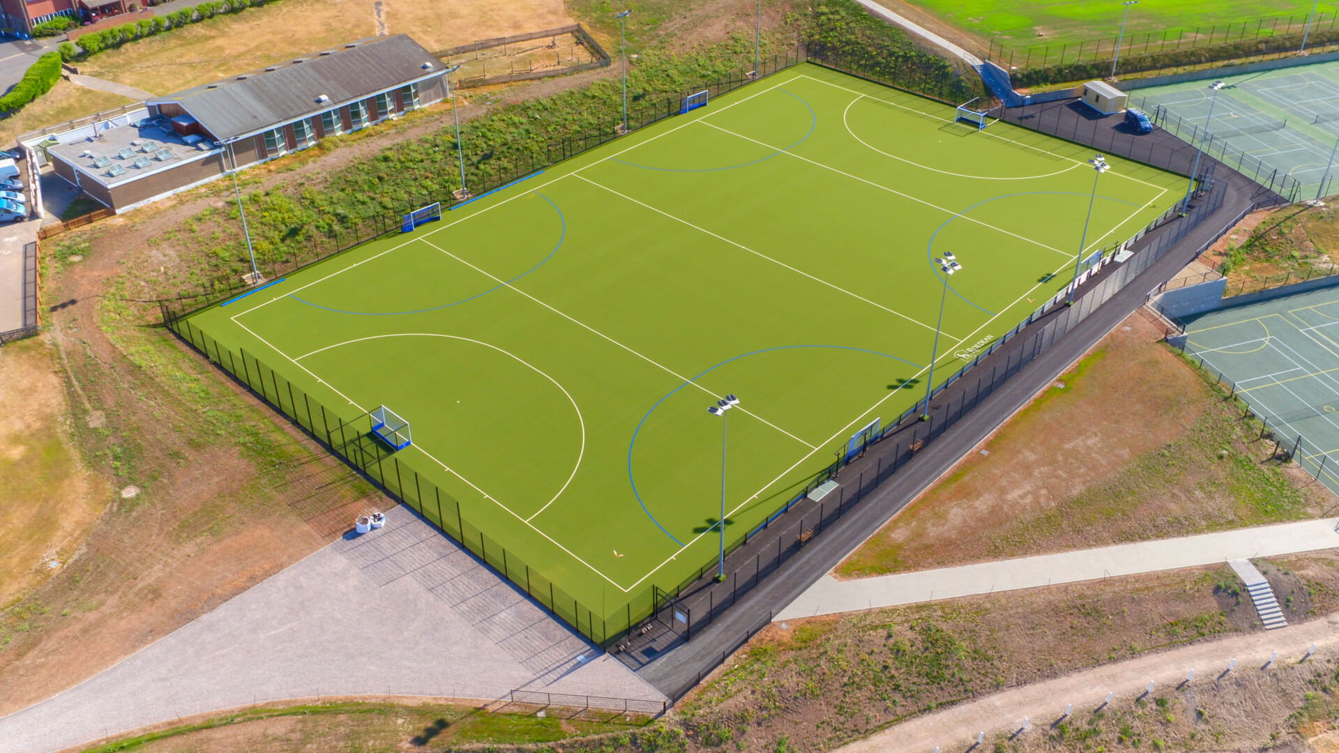 Roedean School sports facilities and footpaths