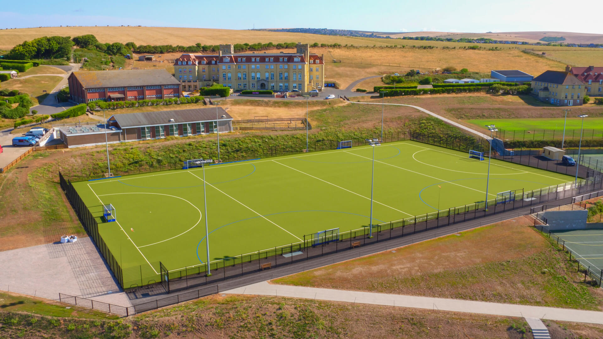 Roedean School sports facilities and footpaths