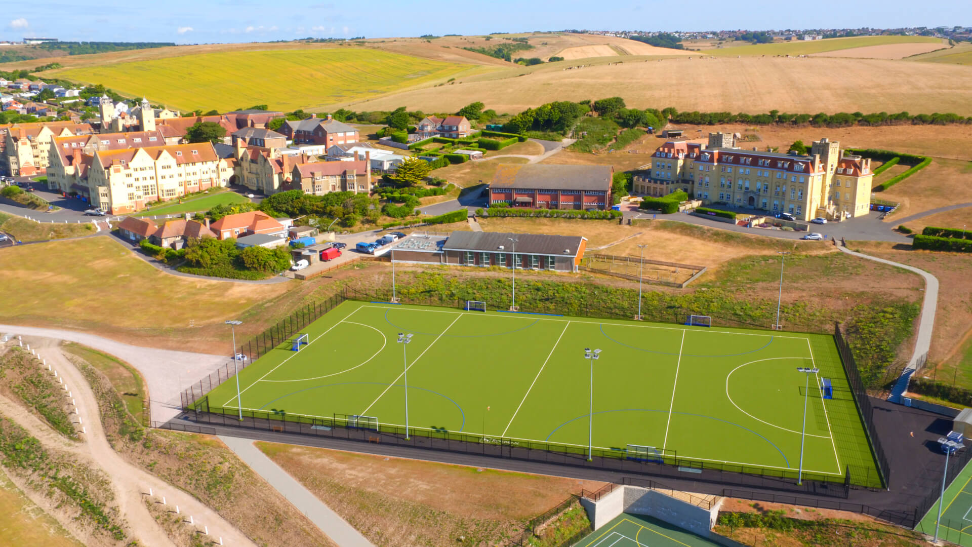 Roedean School sports facilities and footpaths