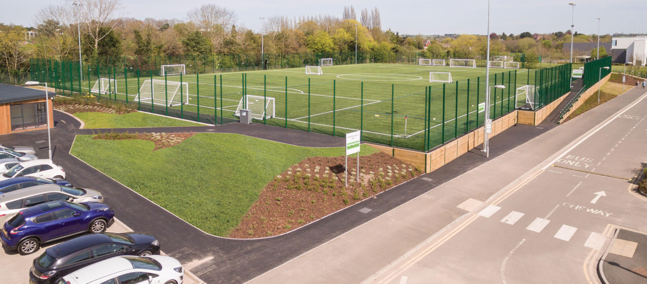 Bromsgrove High building and surfacing works