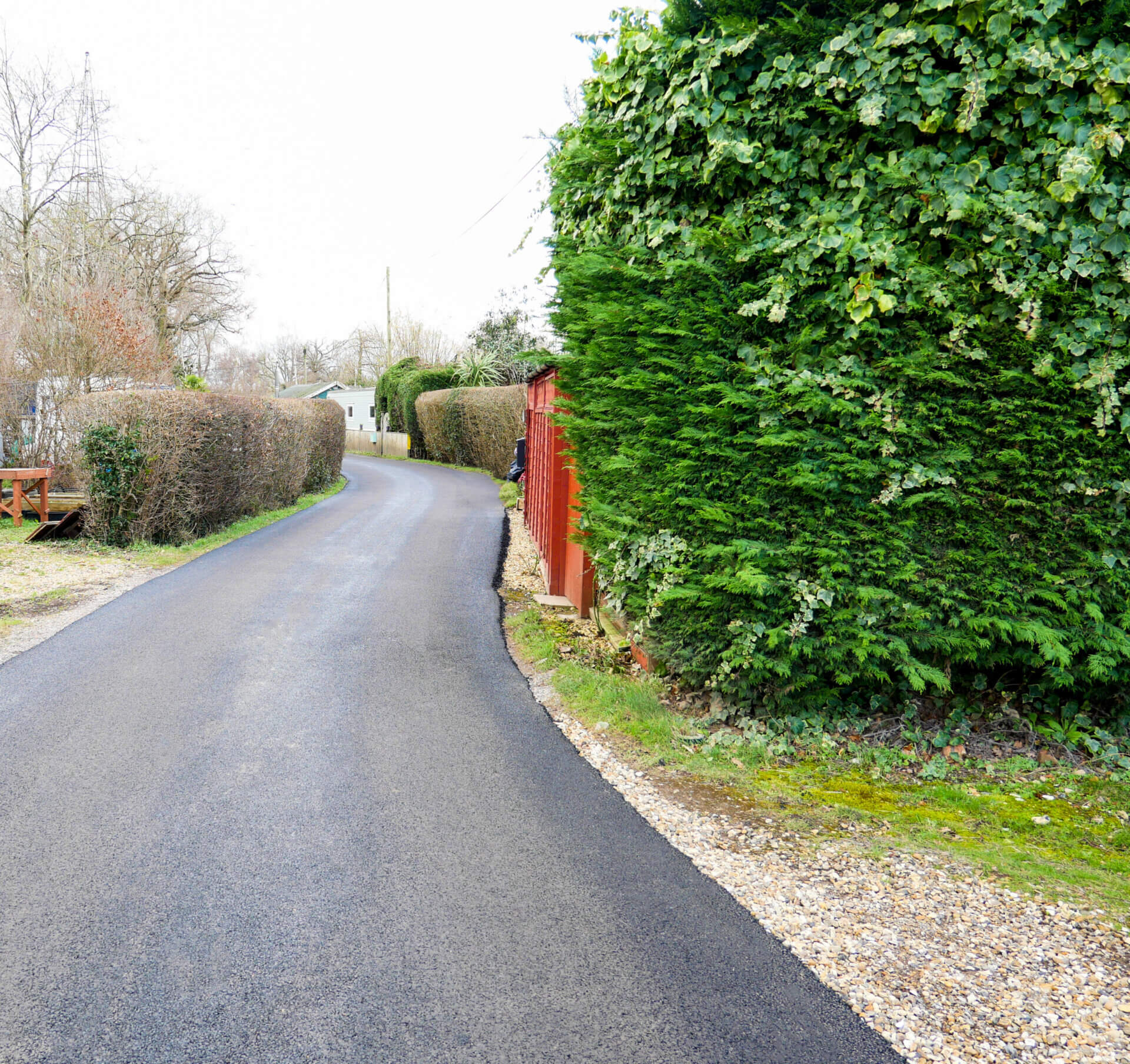 Spielplatz estate road