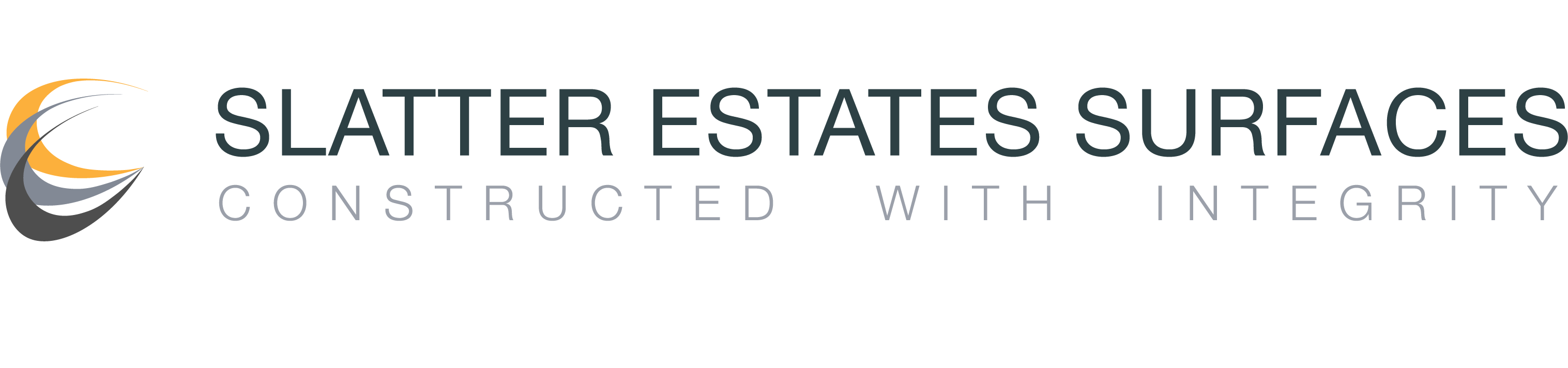 PNG Slatter Estates Surfaces logo strapline